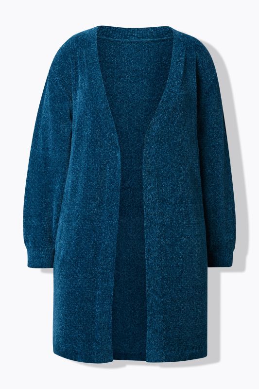 Oversized Chenille Open Shape Cardigan