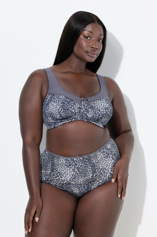 Leopard Print Relief Bra