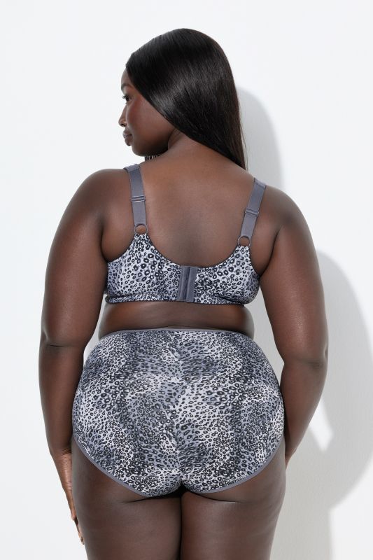 Leopard Print Relief Bra