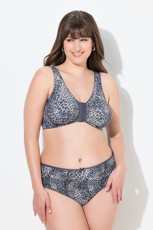 Leopard Print Underwire-Free Bra