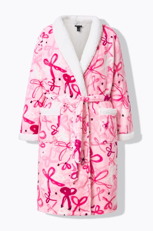Think Pink Plush Bathrobe