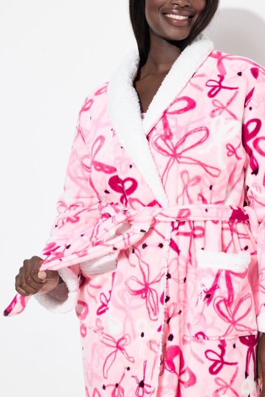 Think Pink Plush Bathrobe