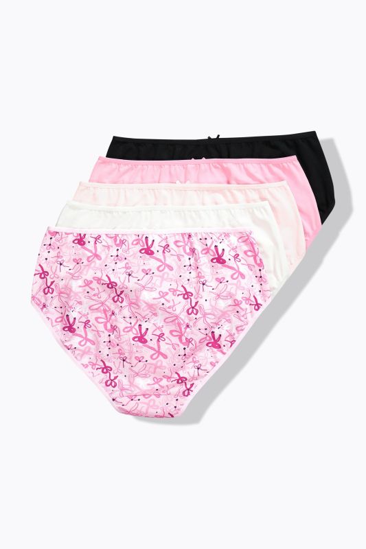 5 Pack of Panties- Think Pink