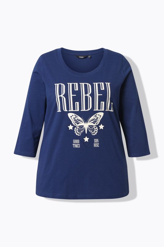 Rebel 3/4 Sleeve Graphic Tee
