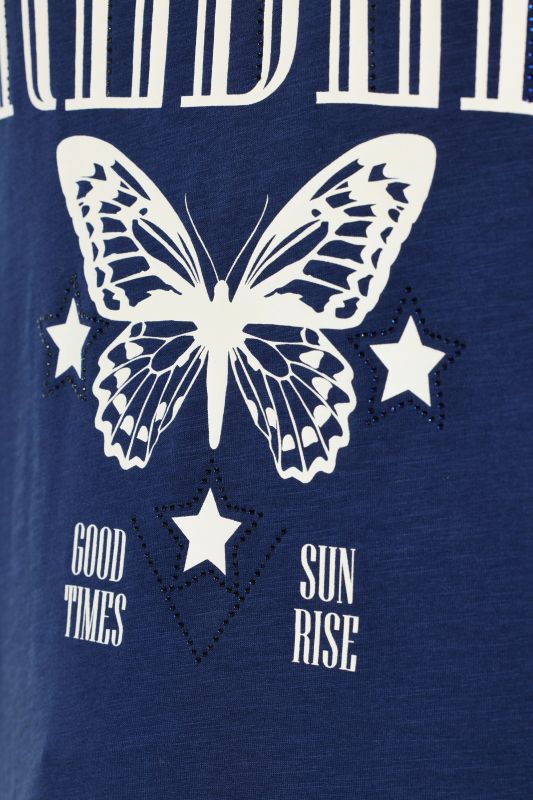 Rebel 3/4 Sleeve Graphic Tee