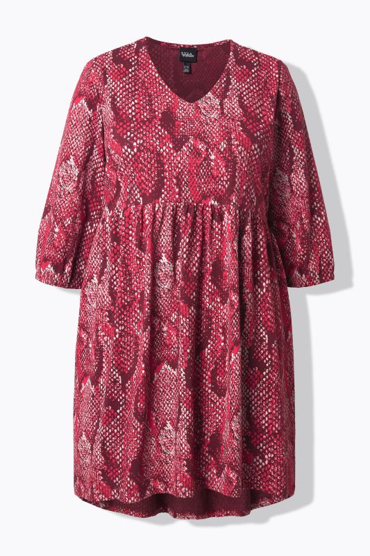 Animal Print Jersey Midi Dress