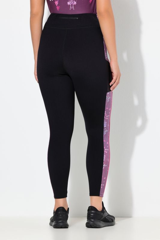 Quick Drying Botanical Print Sport Leggings