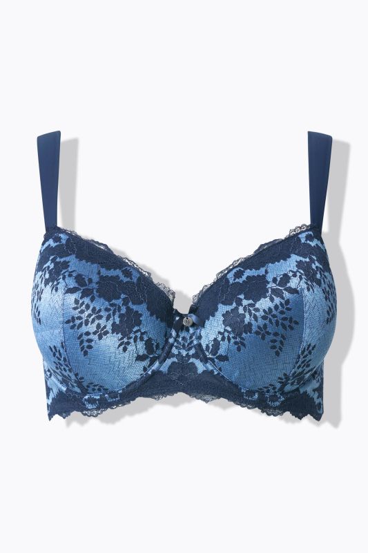 Shimmering Lace Underwire Bra