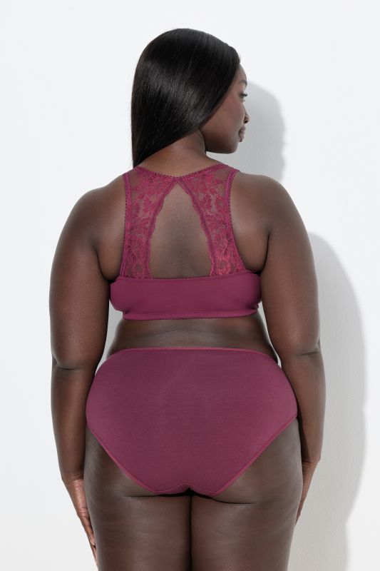 Lace Back Front Close Bralette
