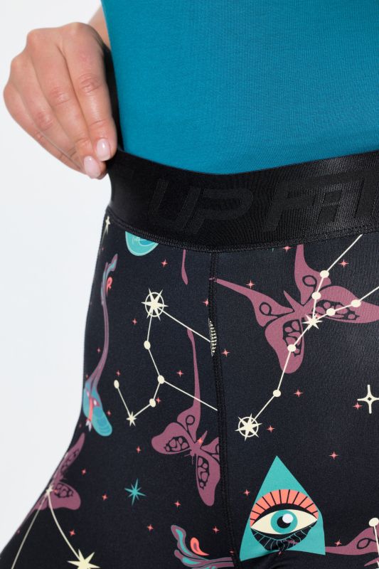 Quick Drying Celestial Print Sport Leggings