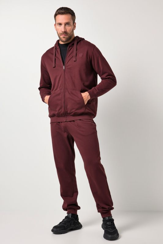 Tracksuit, loungewear, 2-piece, hoodie jacket and trousers, up to size 8XL