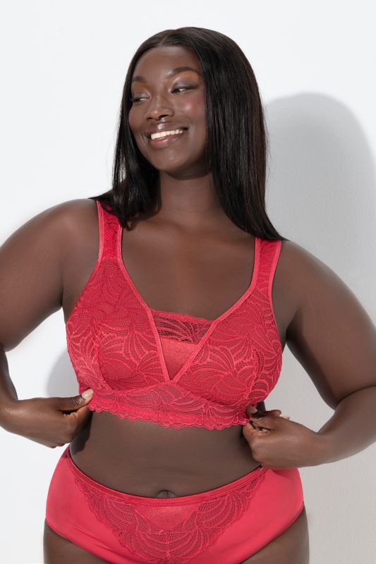 Lace Detail Wirefree Bralette