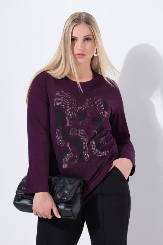 Geometric LOVE THE MOMENT Graphic Tee