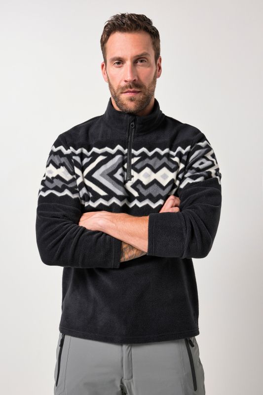 Суитчър поларен с принт JAY-PI