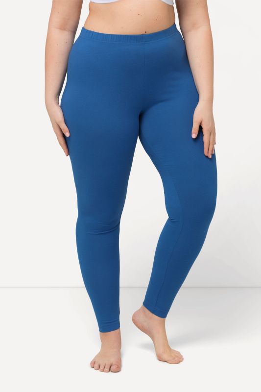 Basic Stretch Knit Ankle Length Leggings