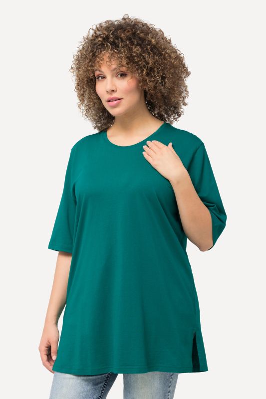 Basic Round Neck Short Sleeve Relaxed Fit  Tee