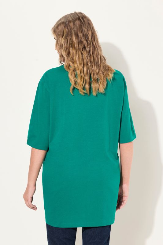 Basic Round Neck Short Sleeve Relaxed Fit  Tee