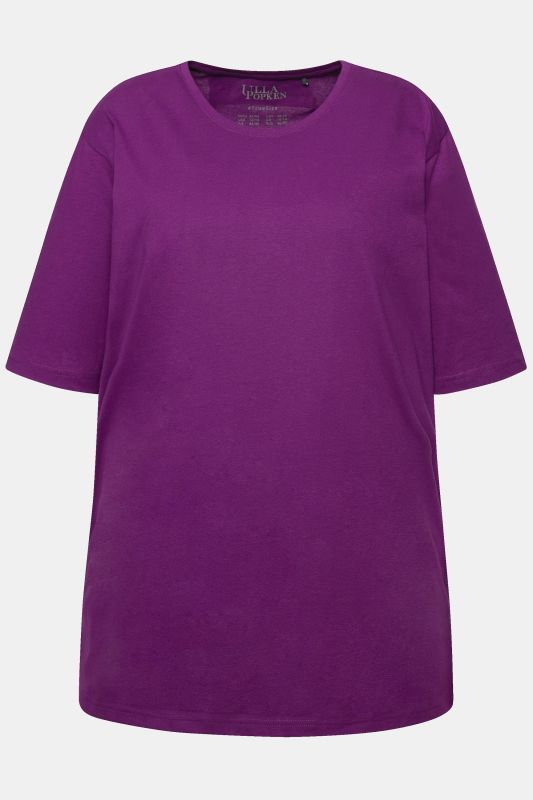 Basic Round Neck Short Sleeve Relaxed Fit  Tee