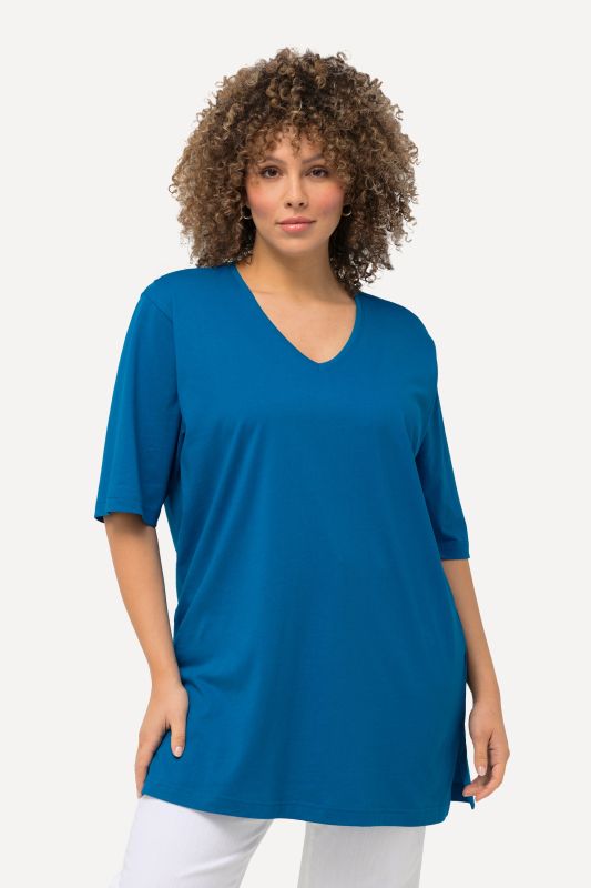 Basic V-Neck Relaxed Fit Short Sleeve Tee