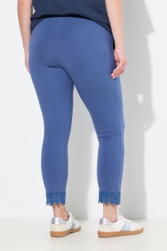 Eco Cotton Lace Trim Leggings