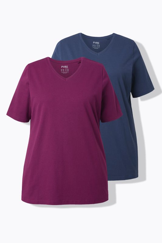 2 Pack of Eco Cotton Basic Tees