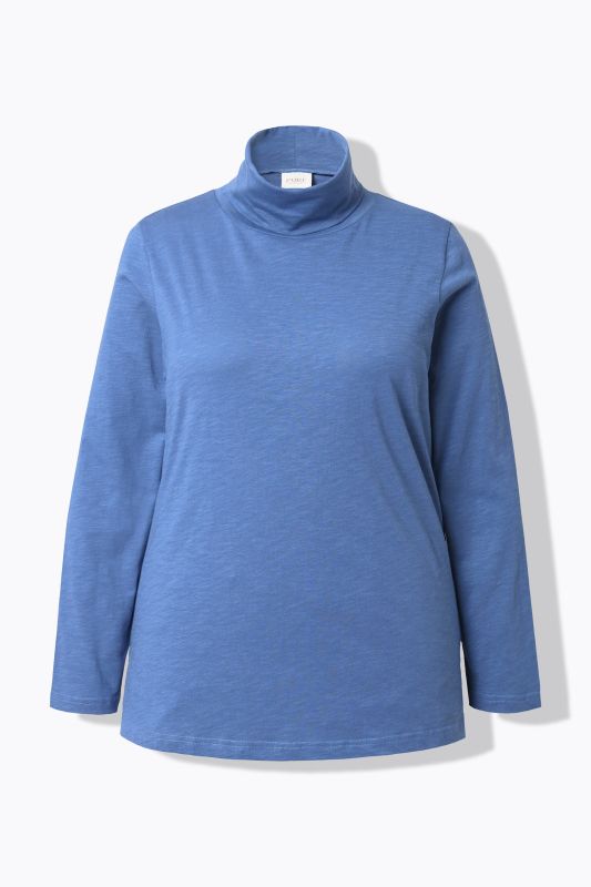 Cotton Knit Slim Fit Turtleneck