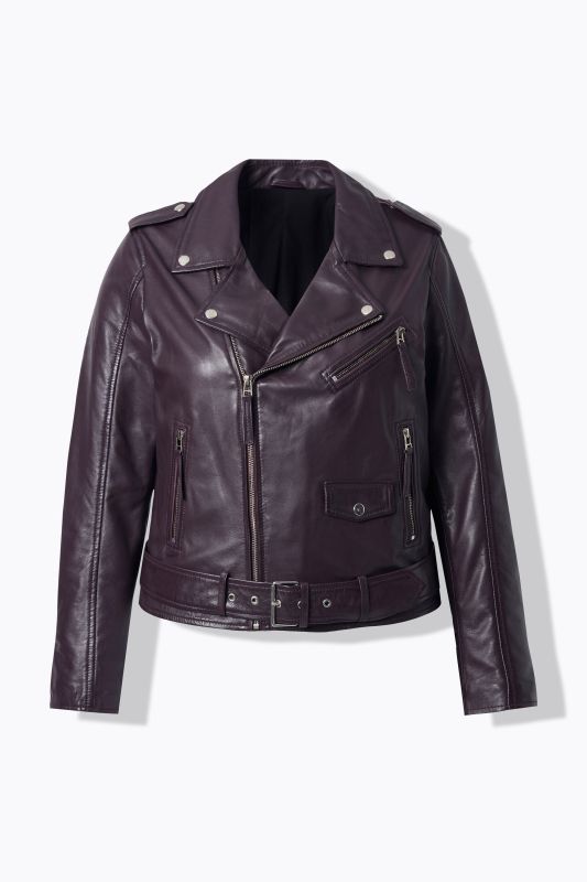 Biker Style Leather Jacket
