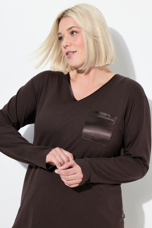 Satin Pocket Pajama Set