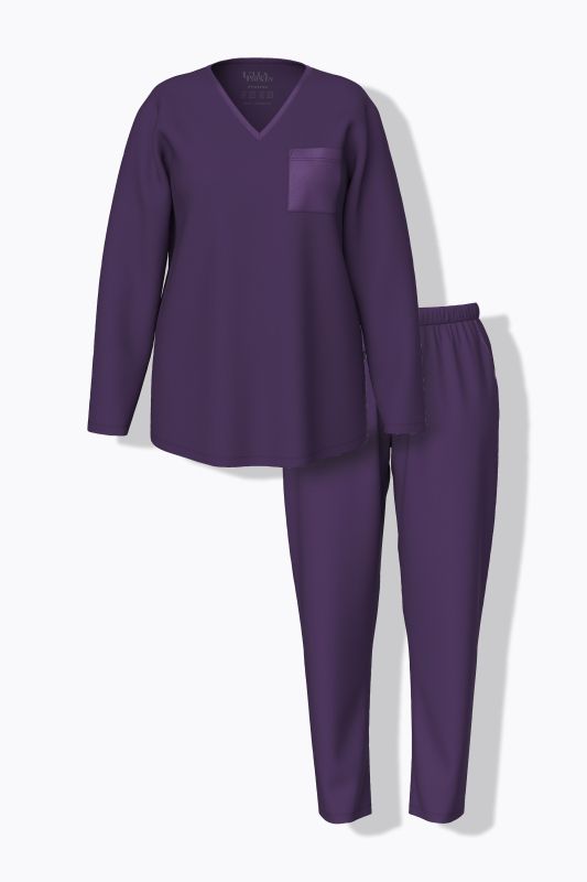 Satin Pocket Pajama Set