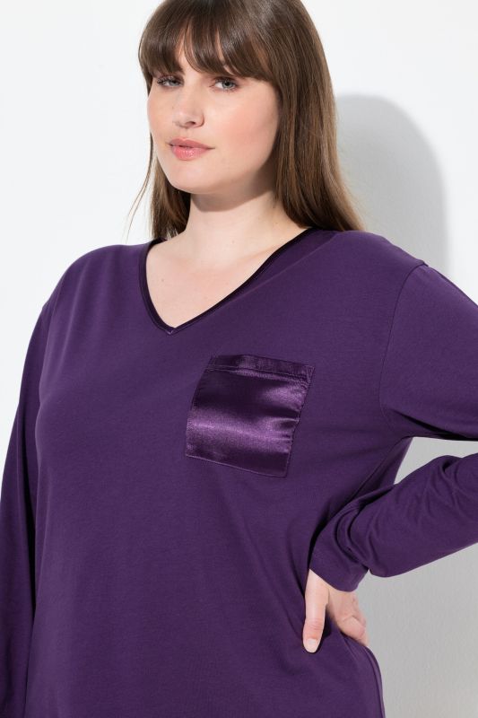 Satin Pocket Pajama Set