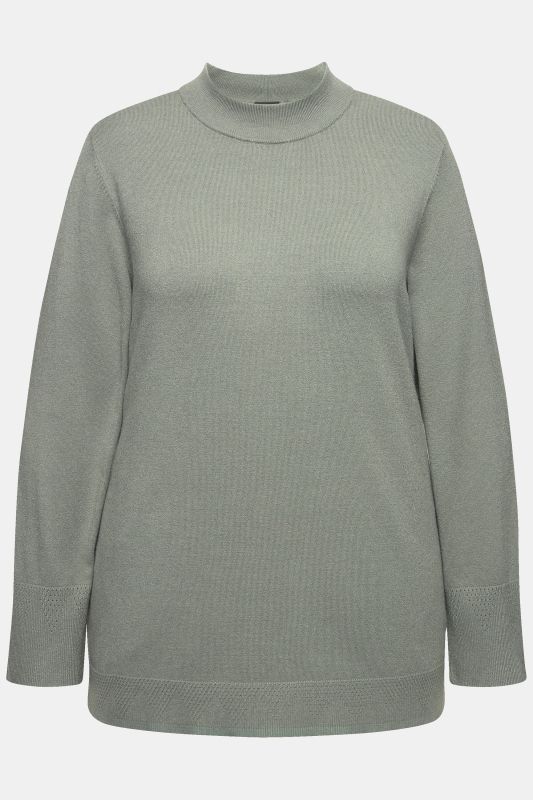 Long Sleeves Mock Turtleneck Sweater