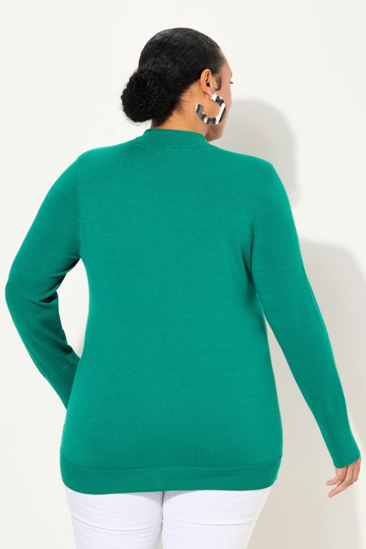 Long Sleeves Mock Turtleneck Sweater