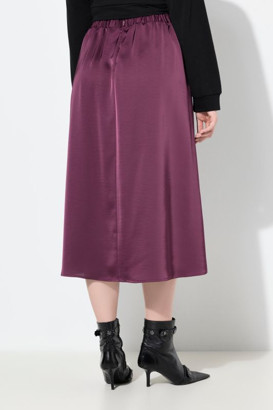 A-Line Satin Skirt