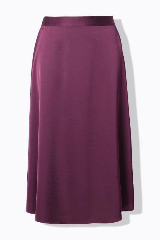 A-Line Satin Skirt