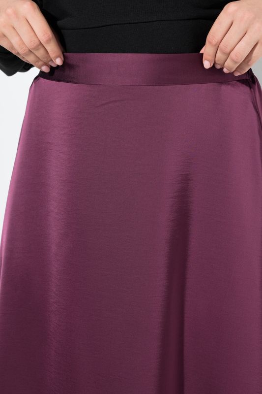 A-Line Satin Skirt