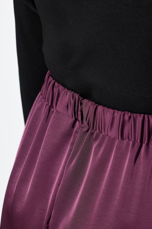 A-Line Satin Skirt