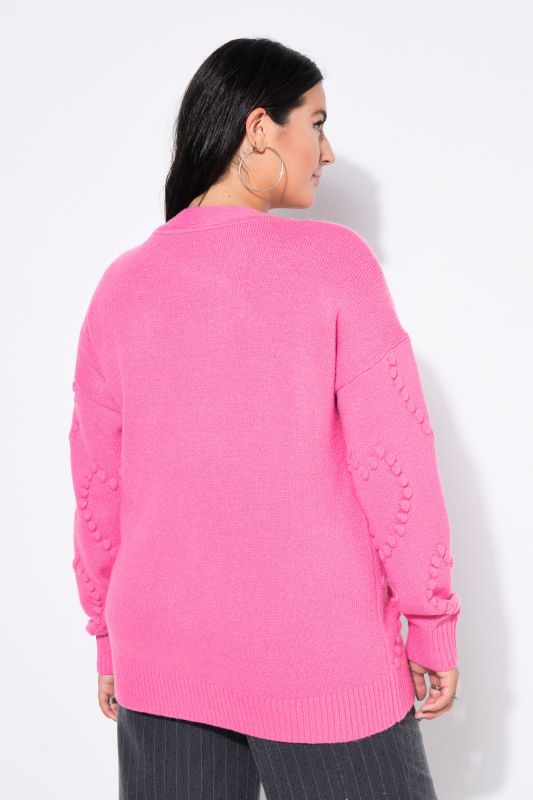 Жилетка плетена със сърца