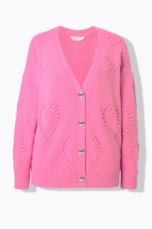 Жилетка плетена със сърца