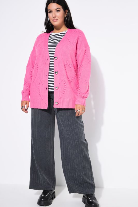 Жилетка плетена със сърца