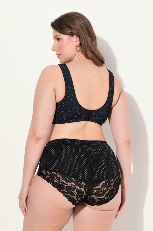 Dots and Lace Relief Bra