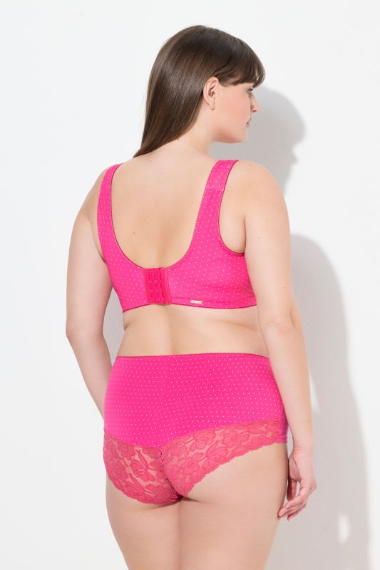 Dots and Lace Relief Bra