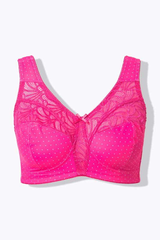 Dots and Lace Relief Bra