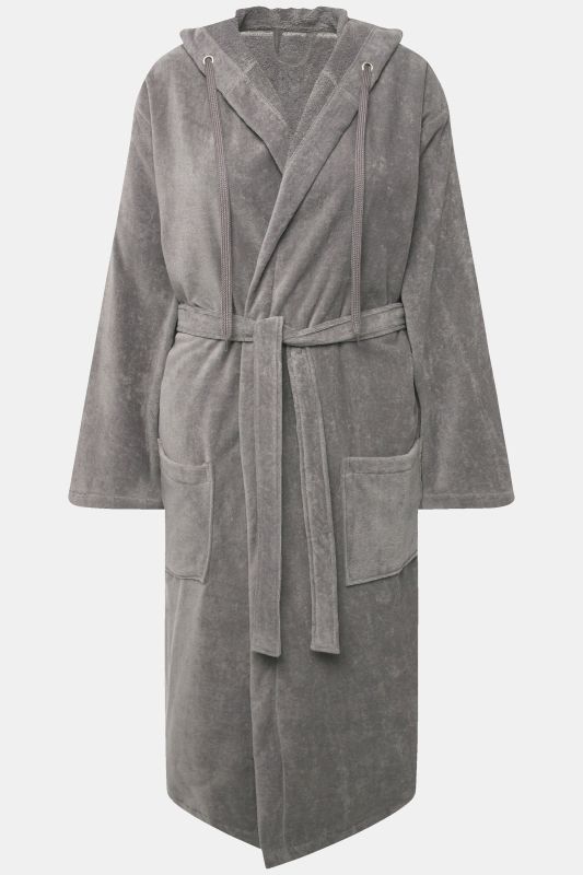 Terry Cloth Belted Bathrobe