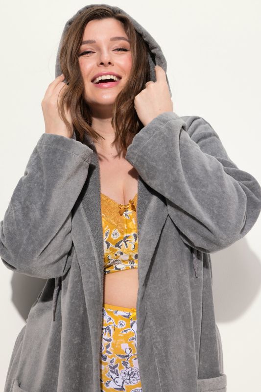 Terry Cloth Belted Bathrobe