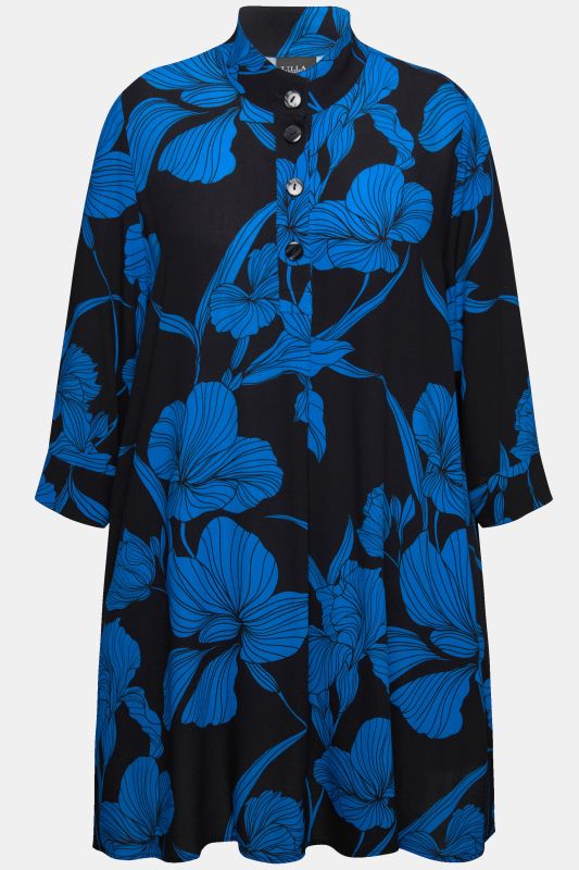 Рокля тип туника с флорален принт