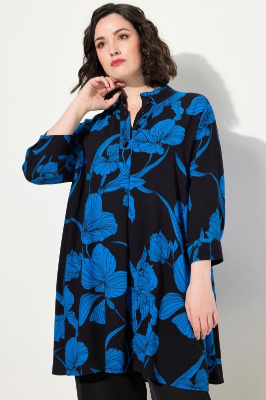 Рокля тип туника с флорален принт