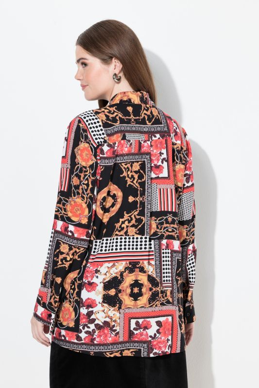 Риза с градски принт