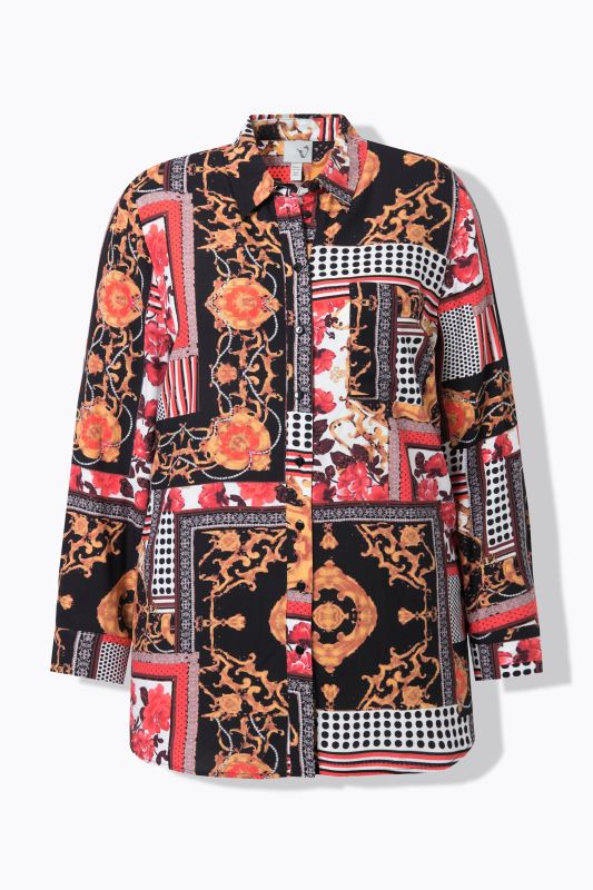 Риза с градски принт