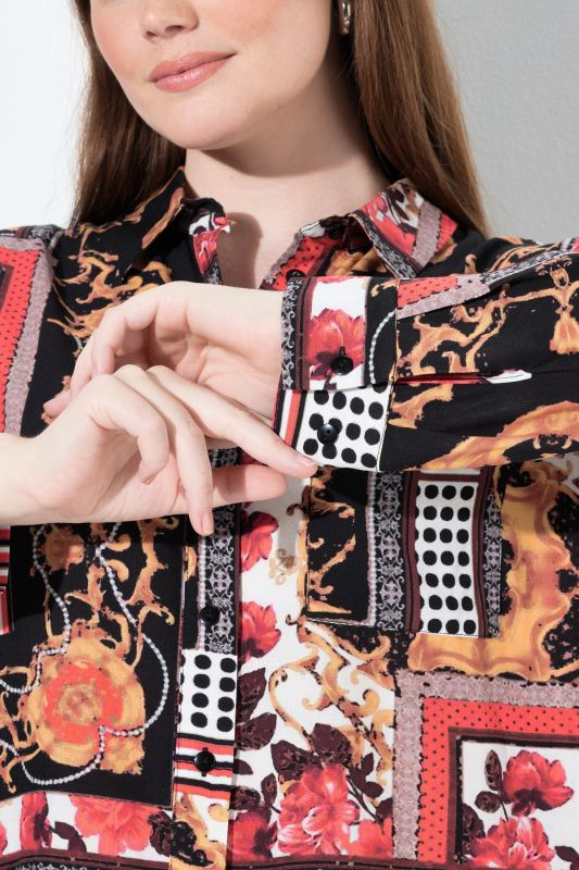 Риза с градски принт