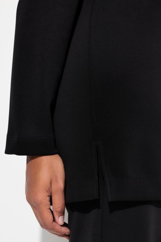 Decorative Chain Collar Sweatshirt